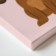 Girl Boss Dog – Nursery & Kids Canvas Wall Art
