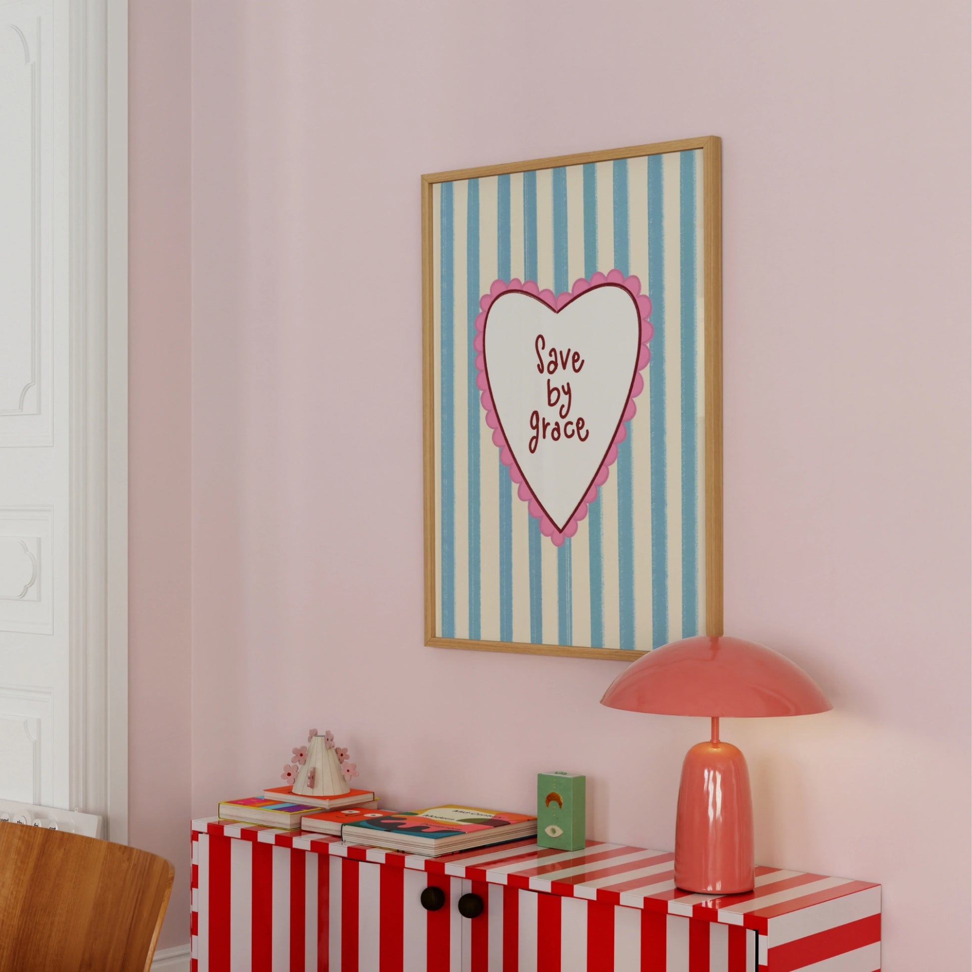 Sauvé par la grâce - Art mural chrétien