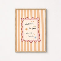 Striped Kids Wall Art