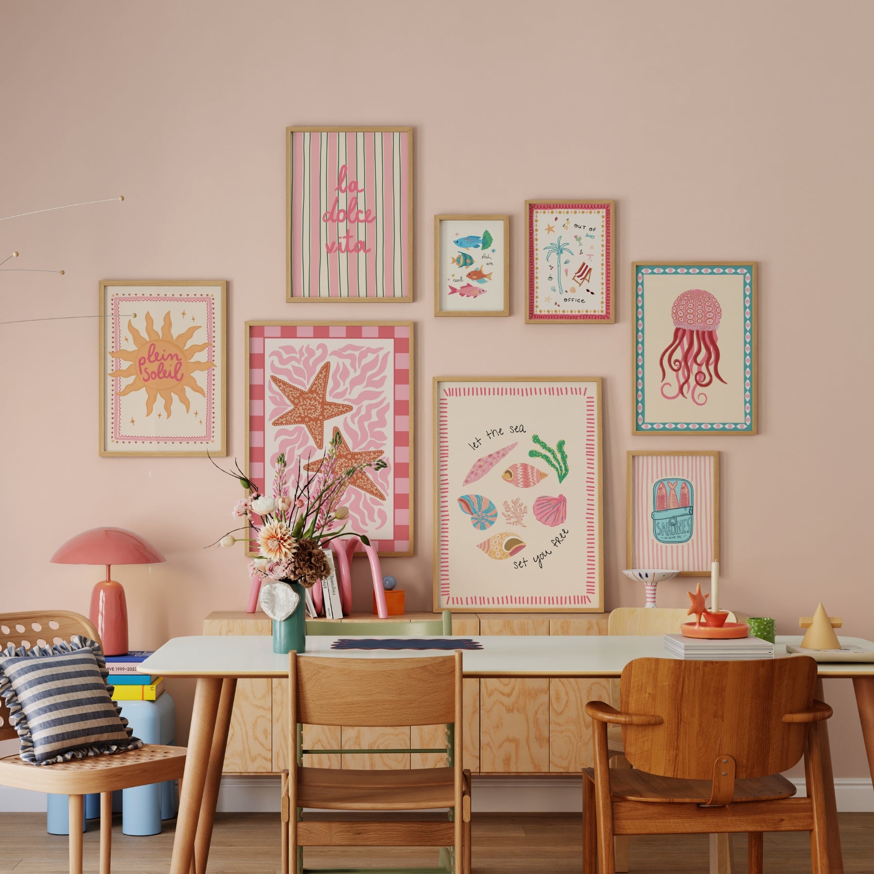 Ensemble d'été tendance fait main de 16 pièces