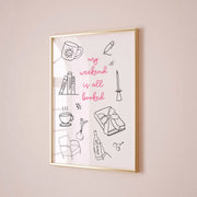 Weekend Booked – Bookish Wall Art