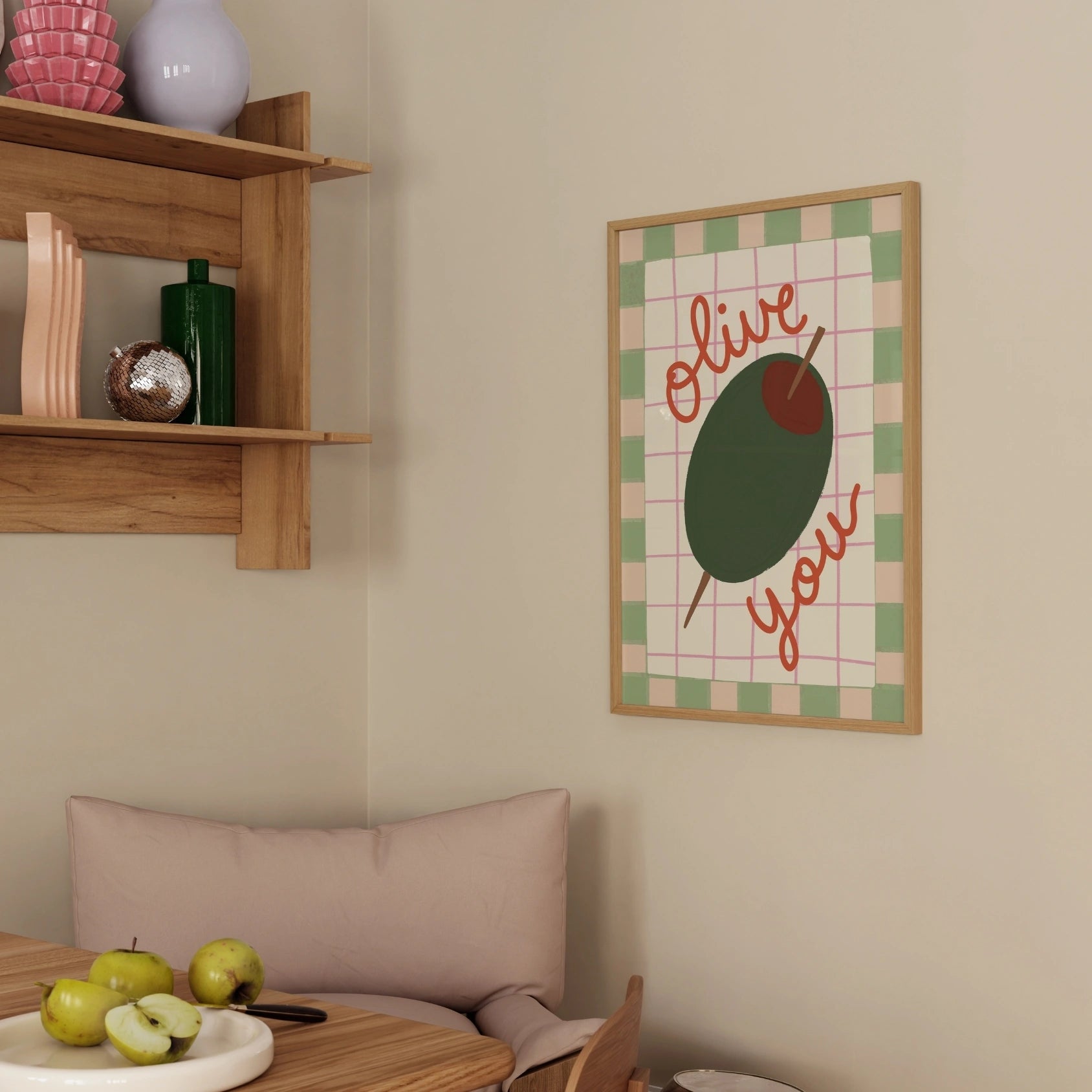 Olive You Kitchen Wall Art