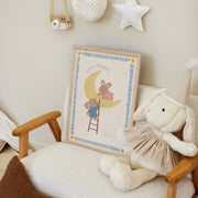 Bunny Moon – Nursery & kids wall art