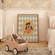 Vintage Teddy Bear – Nursery & kids wall art