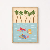 Tropical Fish Wall Art