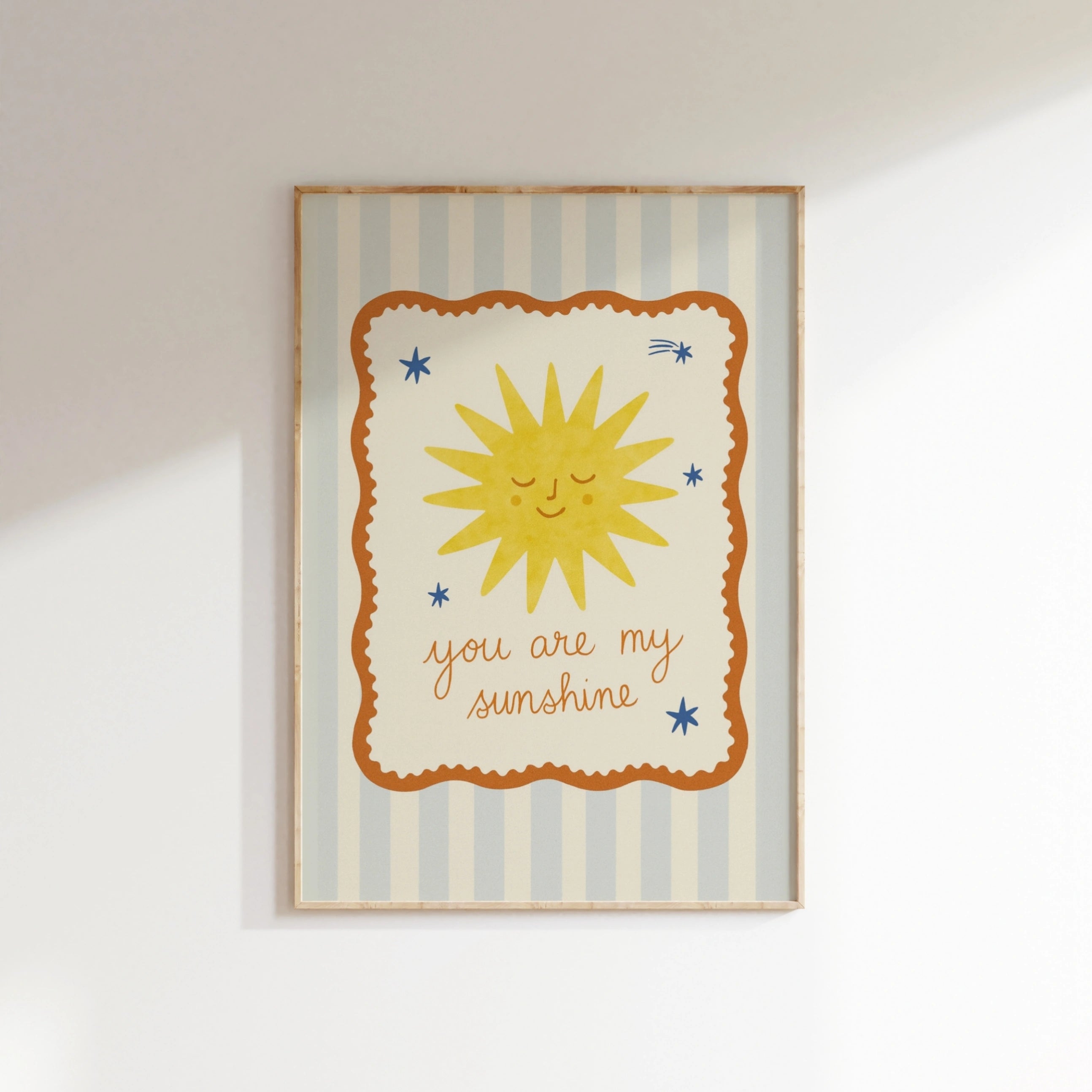 Vintage Sun Wall Art, Vintage Nursery Decor