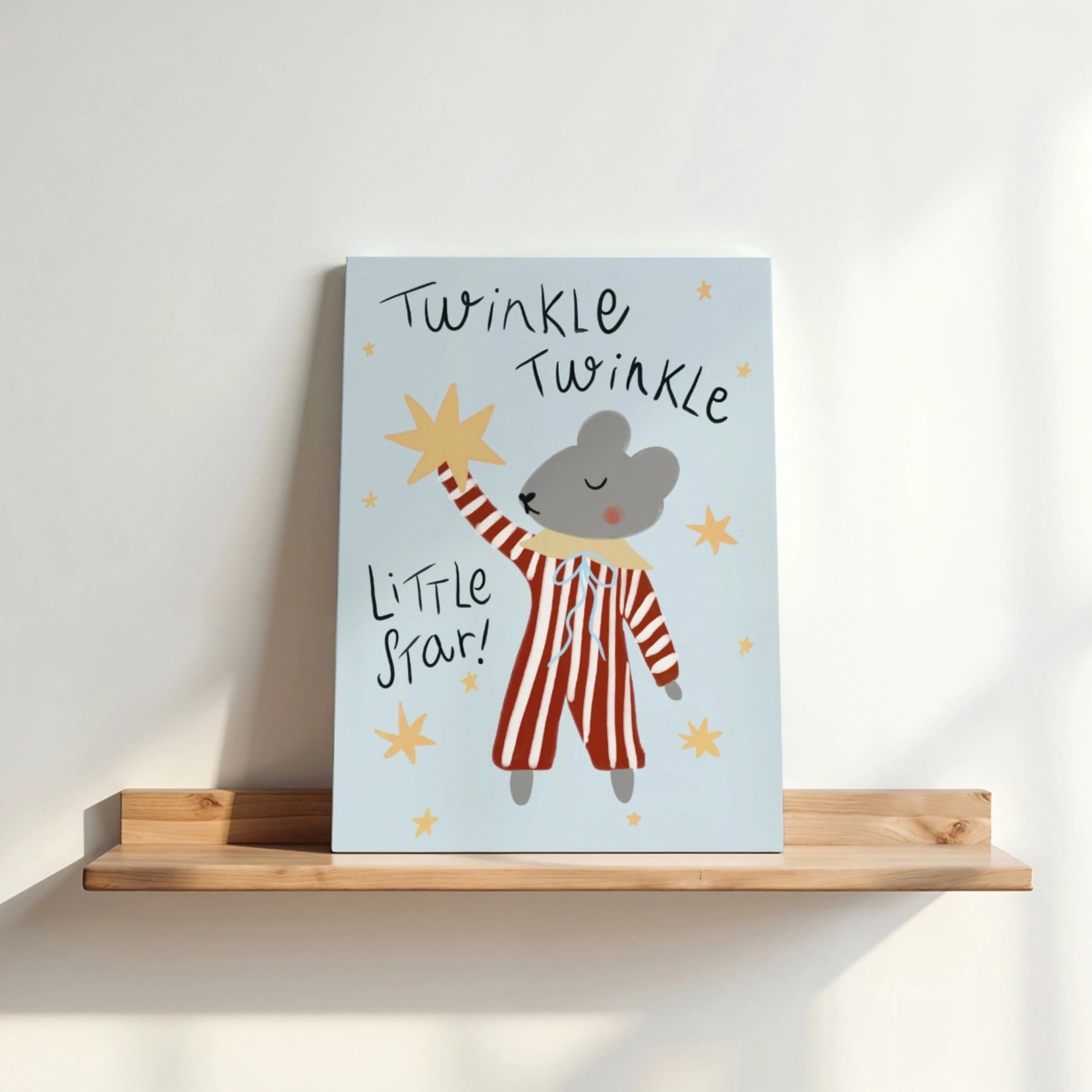 Twinkle Twinkle Little Star Nursery Canvas Print