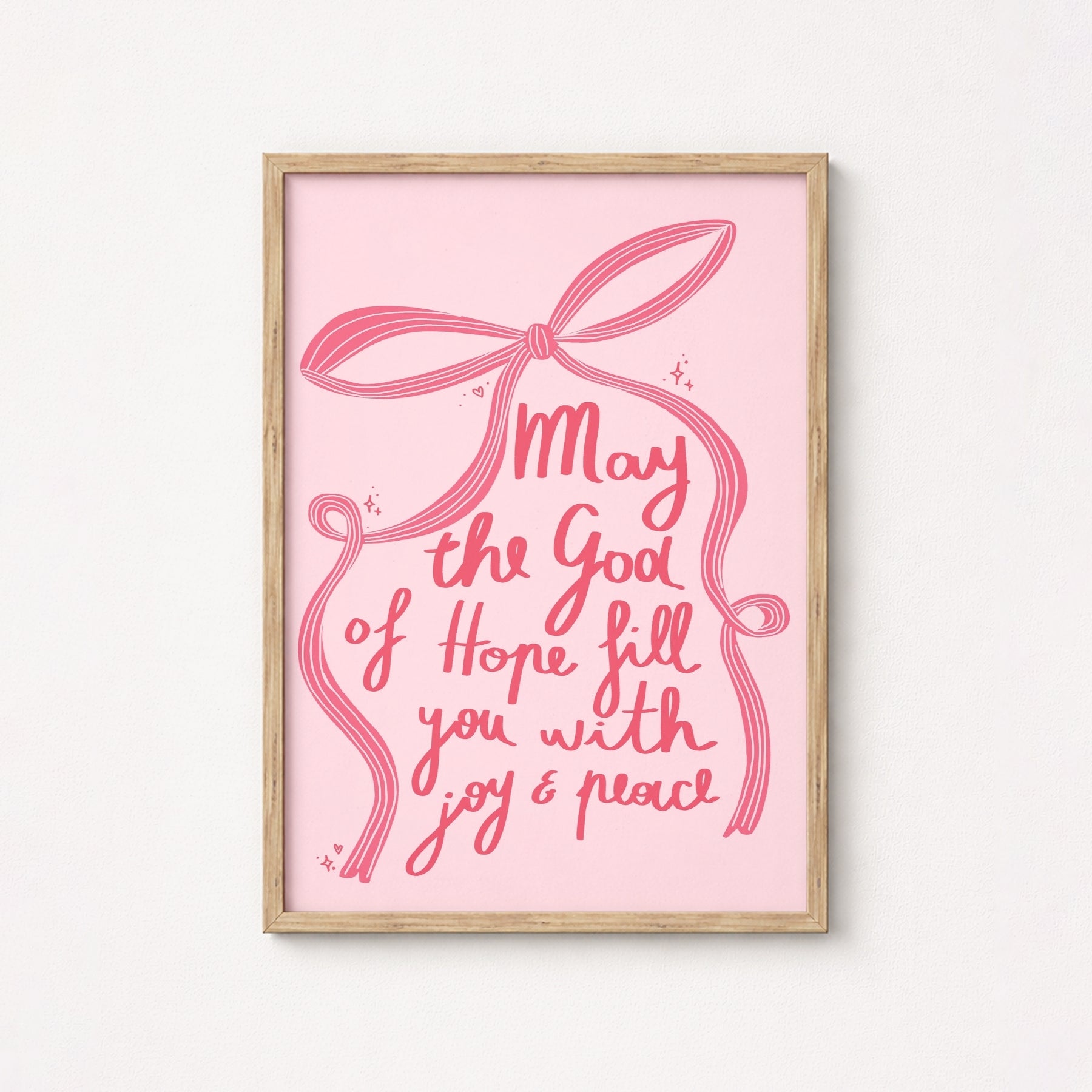 Pink Faith Decor