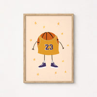 Basketball Nursery Wall Art