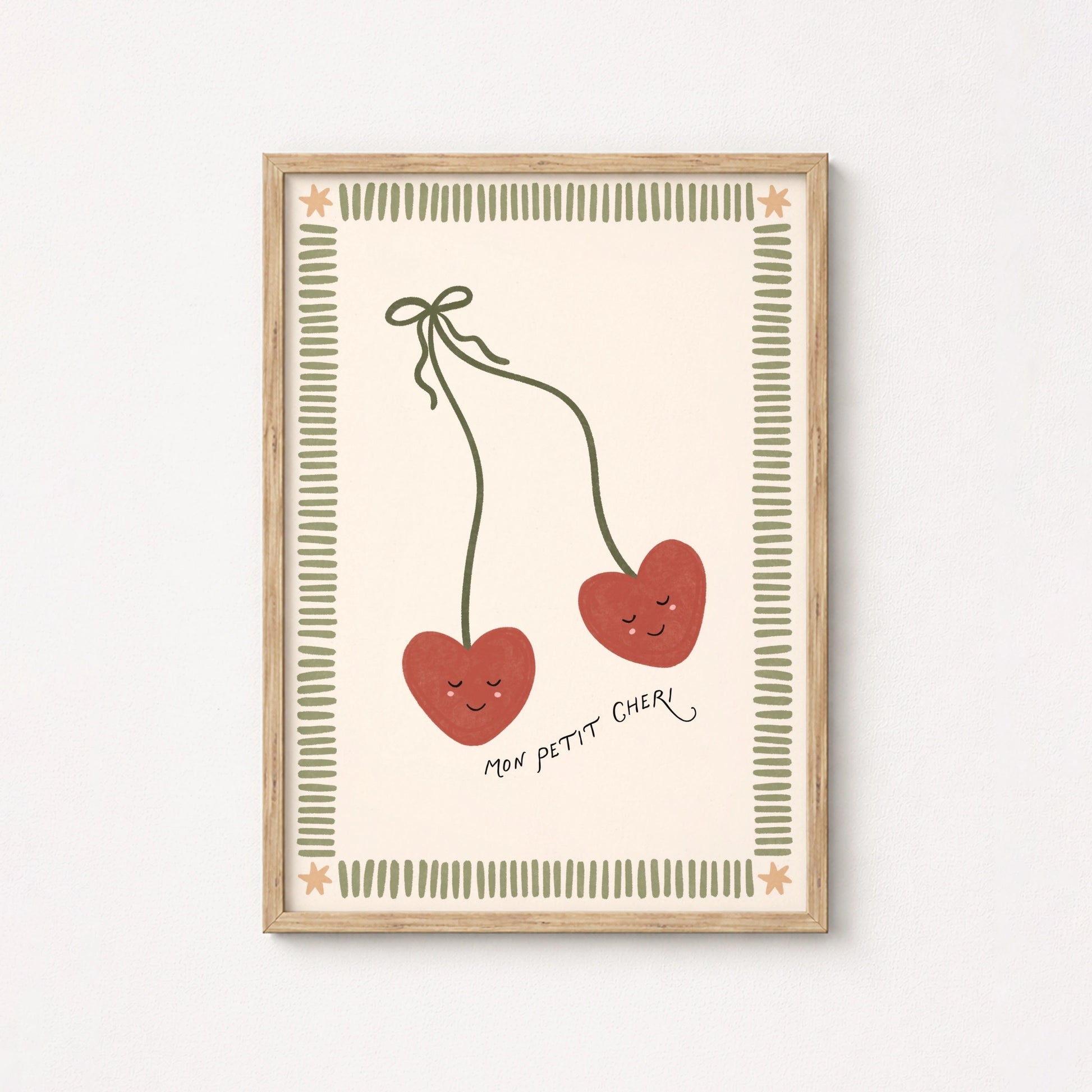 Cherry Nursery Wall Art