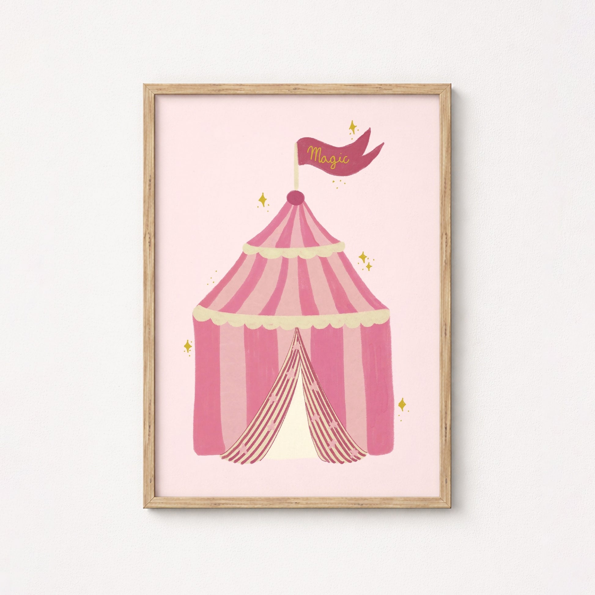 Magic Circus Nursery Print