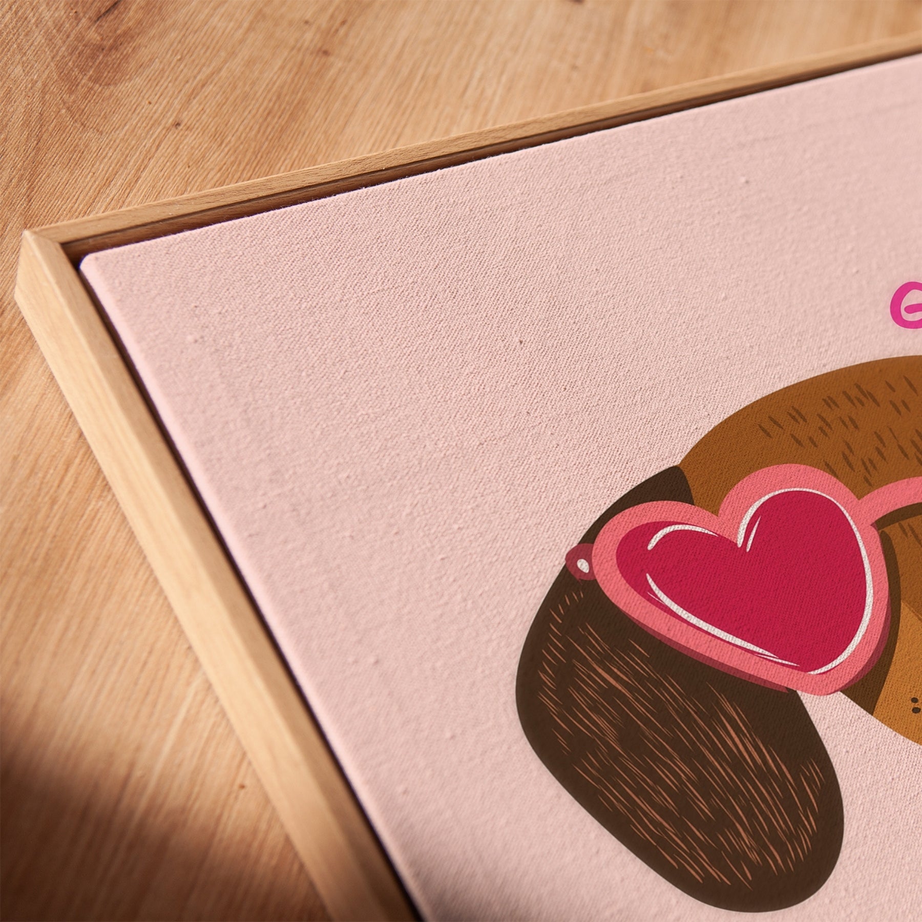 Girl Boss Dog Nursery Canvas Wall Art