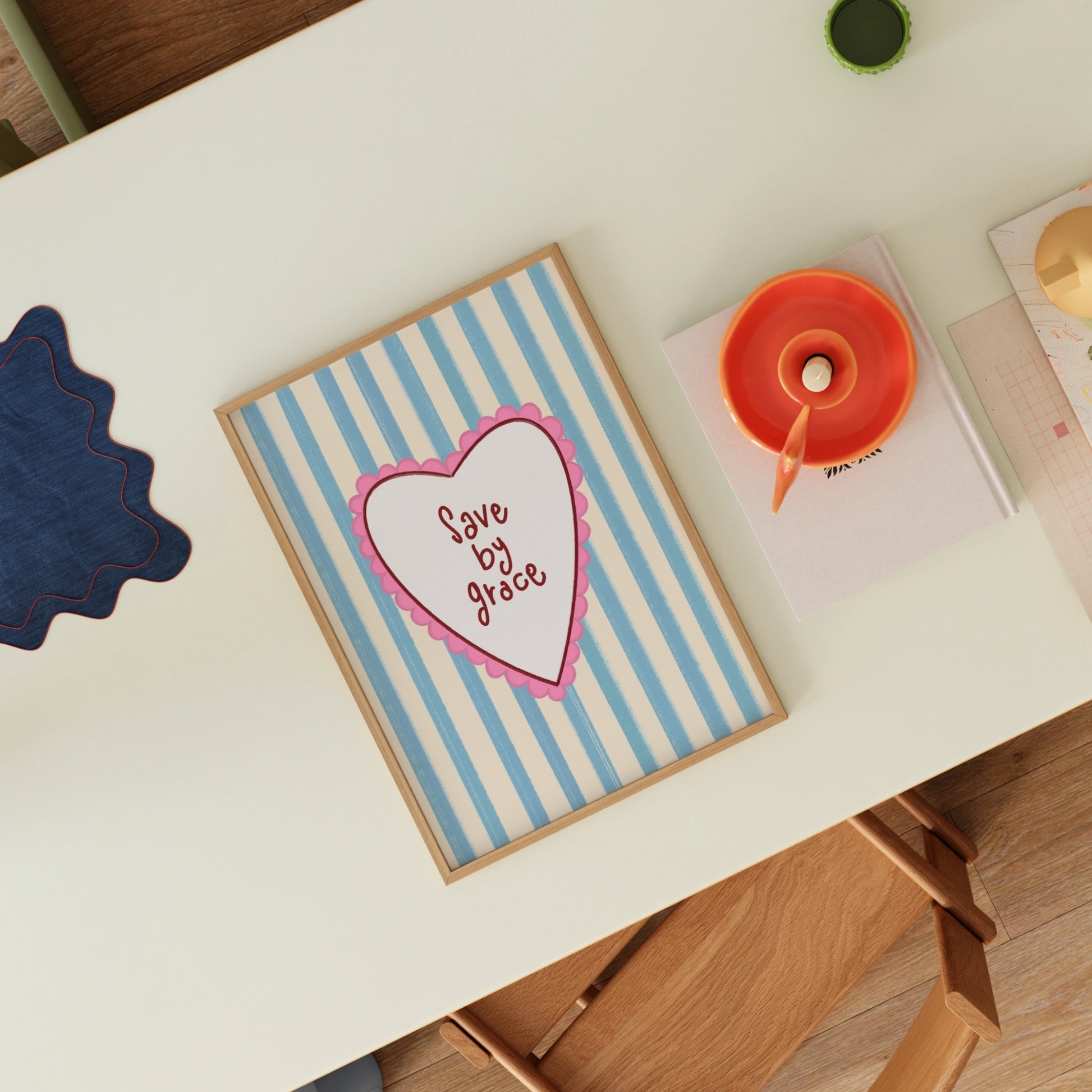 Sauvé par la grâce - Art mural chrétien