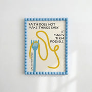 Faith Makes It Possible – Christian Wall Art