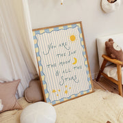 Celestial Quote – Nursery & kids wall art