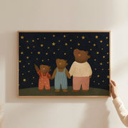 Cozy Bedtime Illustration – Nursery & kids wall art