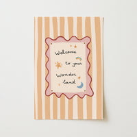 Striped Kids Wall Art