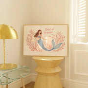 Mermaid Coastal Decor – Arte de pared costero