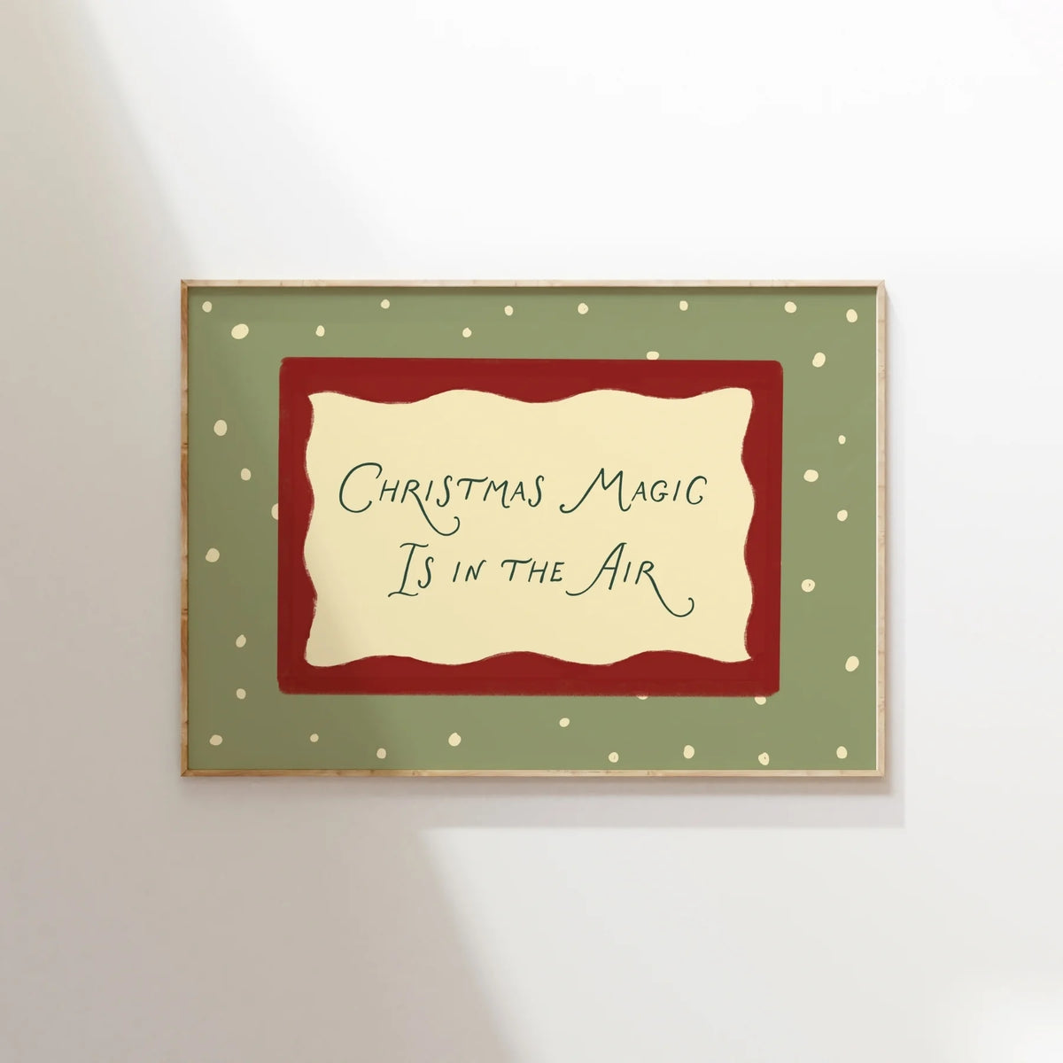 Christmas Magic Is in the Air – Póster de Navidad