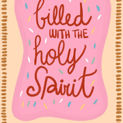 Filled with the Holy Spirit – Christian Wall Art