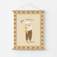 Cute Christian Kids Wall Art, Christian Nursery Decor