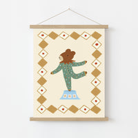 Impression nounours de cirque pour chambre d'enfant, Décoration de chambre de cirque