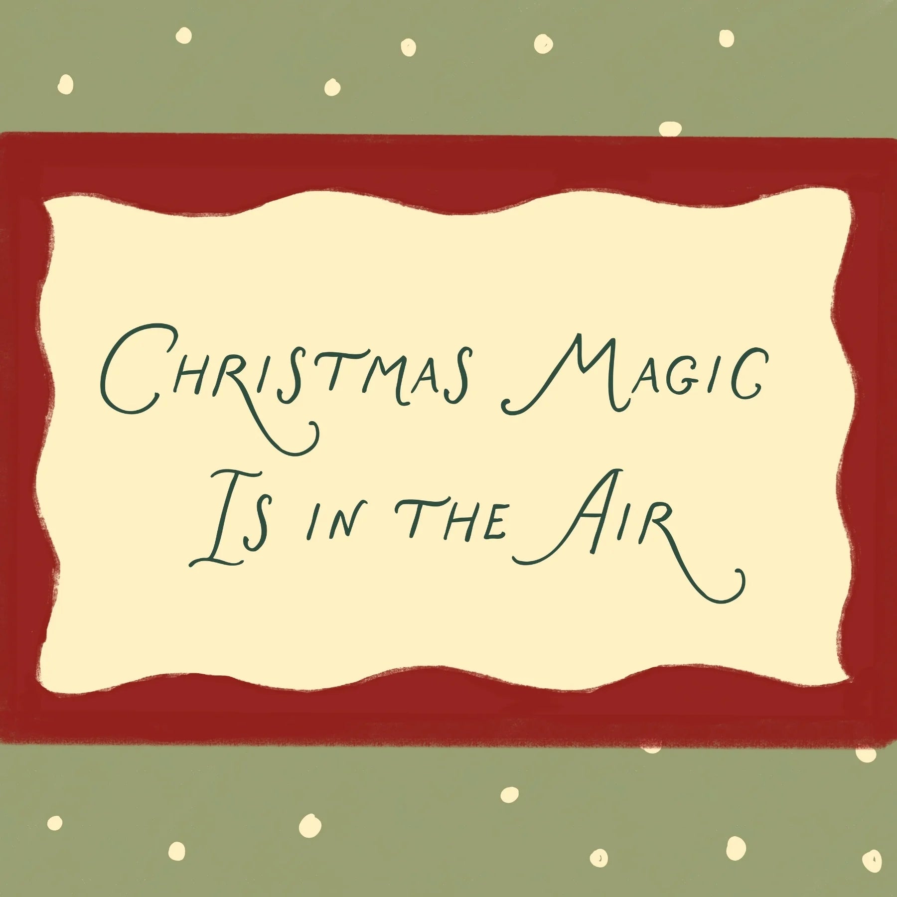 Christmas Magic Is in the Air – Poster di Natale