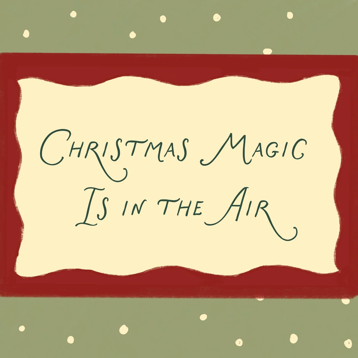 Christmas Magic Is in the Air – Póster de Navidad