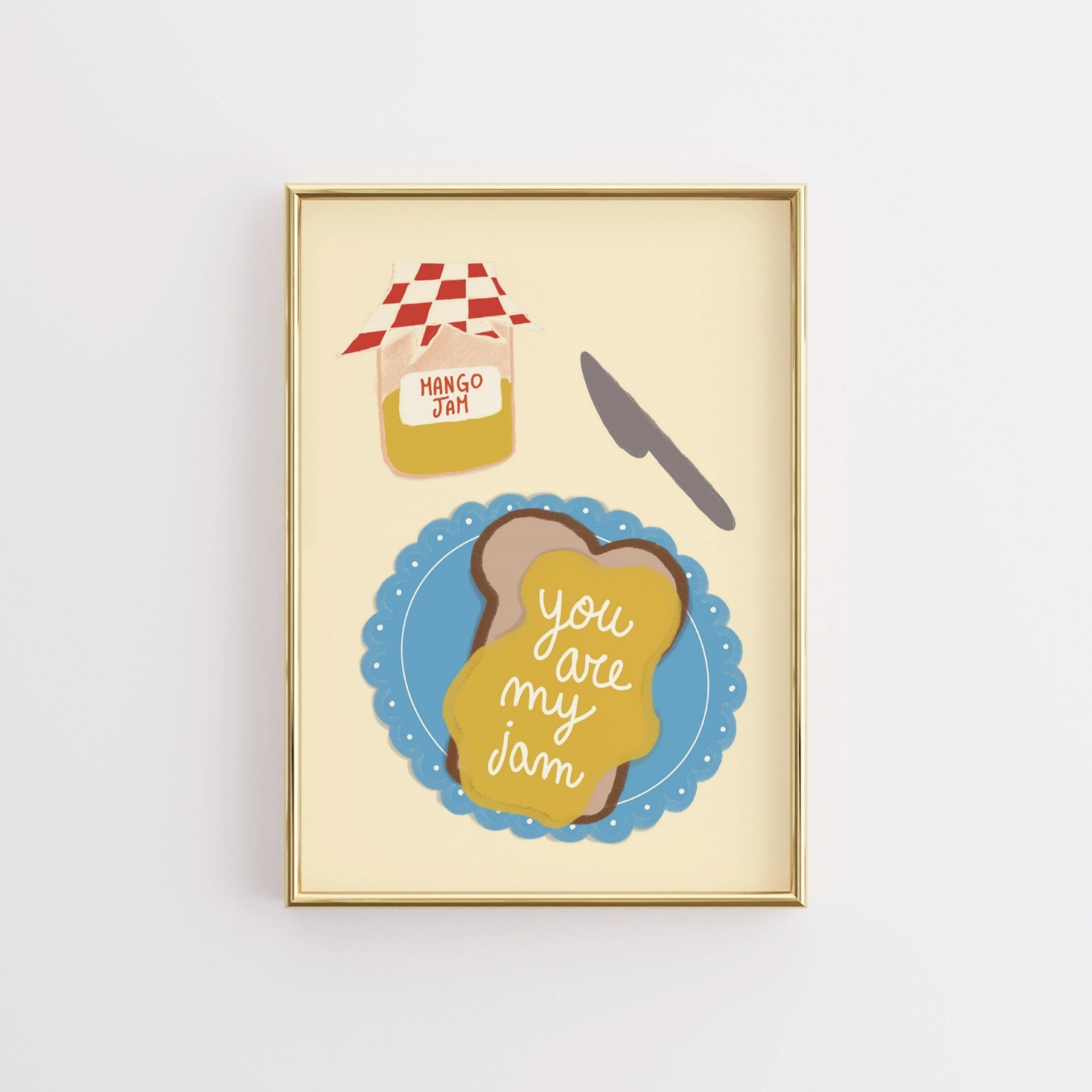 Decorazione murale per la tavola da pranzo italiana – Stampa di pasta, vino e cucina