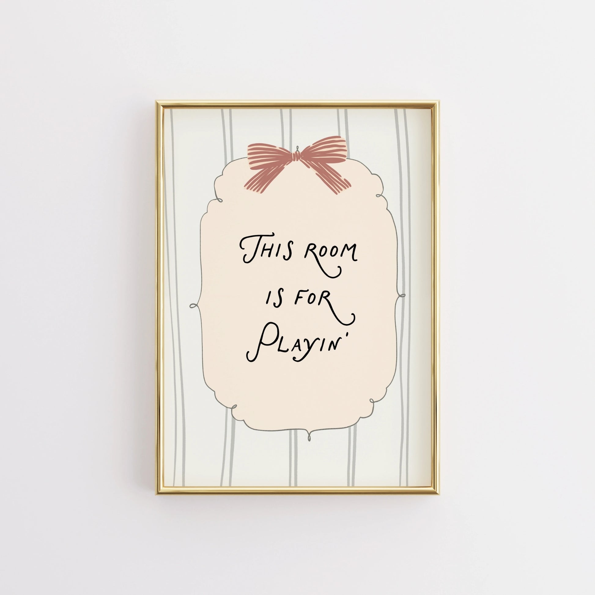 Playroom Quote Print