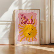 Le Soleil Pink - Nursery & Kids Wall Art