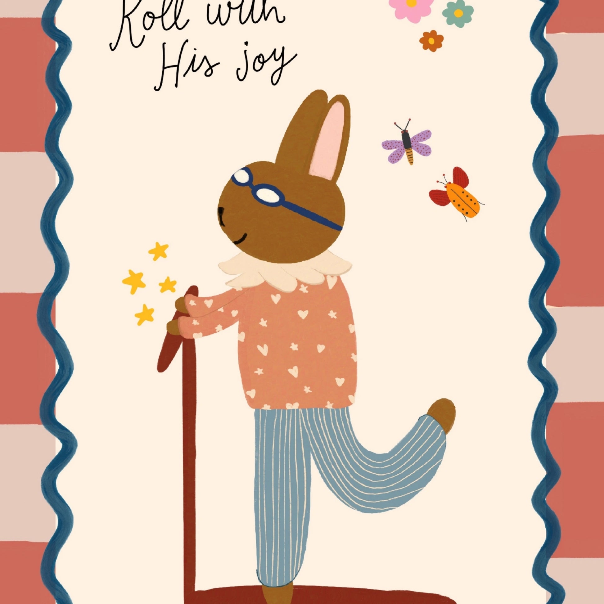 Playful Religious Nursery Print