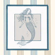 Vintage Summer Mermaid – Coastal Wall Art