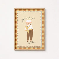 Cute Christian Kids Wall Art, Christian Nursery Decor