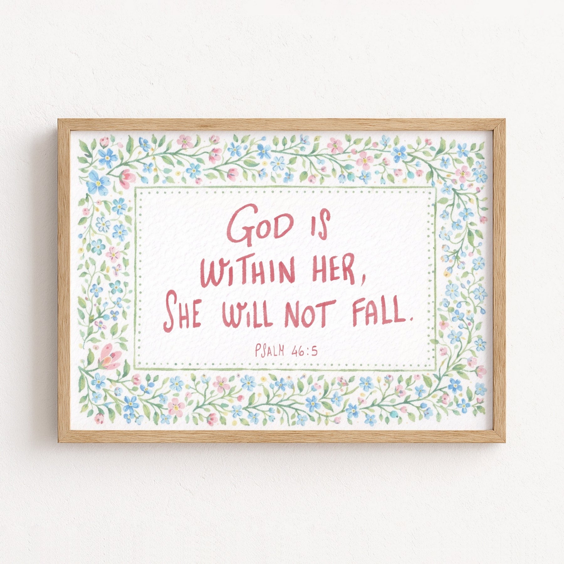 Décoration florale avec versets bibliques