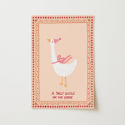 Pink Silly Goose – Nursery & Kids Wall Art