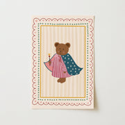 Superhero Teddy Bear – Nursery & Kids Wall Art