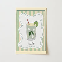 Mojito Cocktail Wall Art