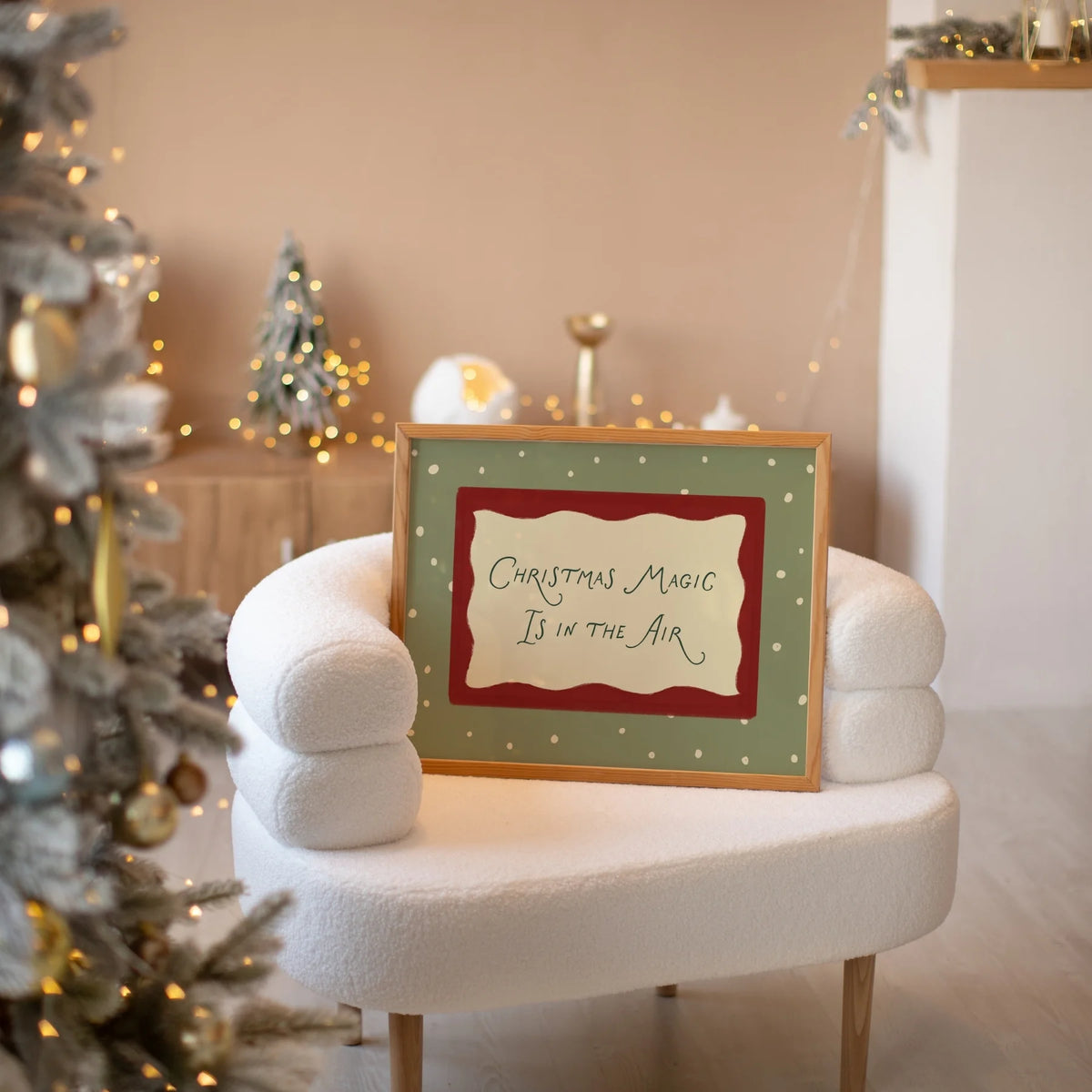 Christmas Magic Is in the Air – Póster de Navidad