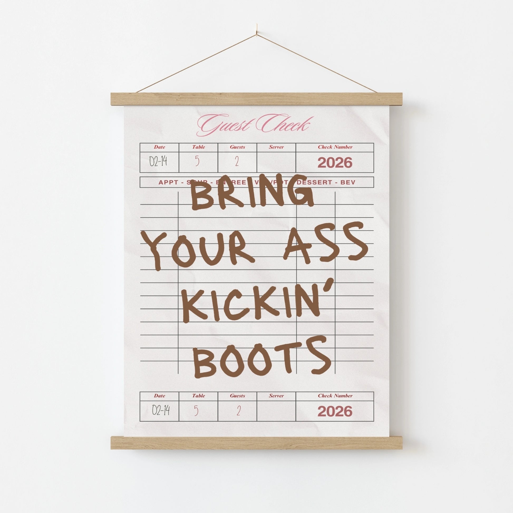 Funny Cowgirl Quote Print