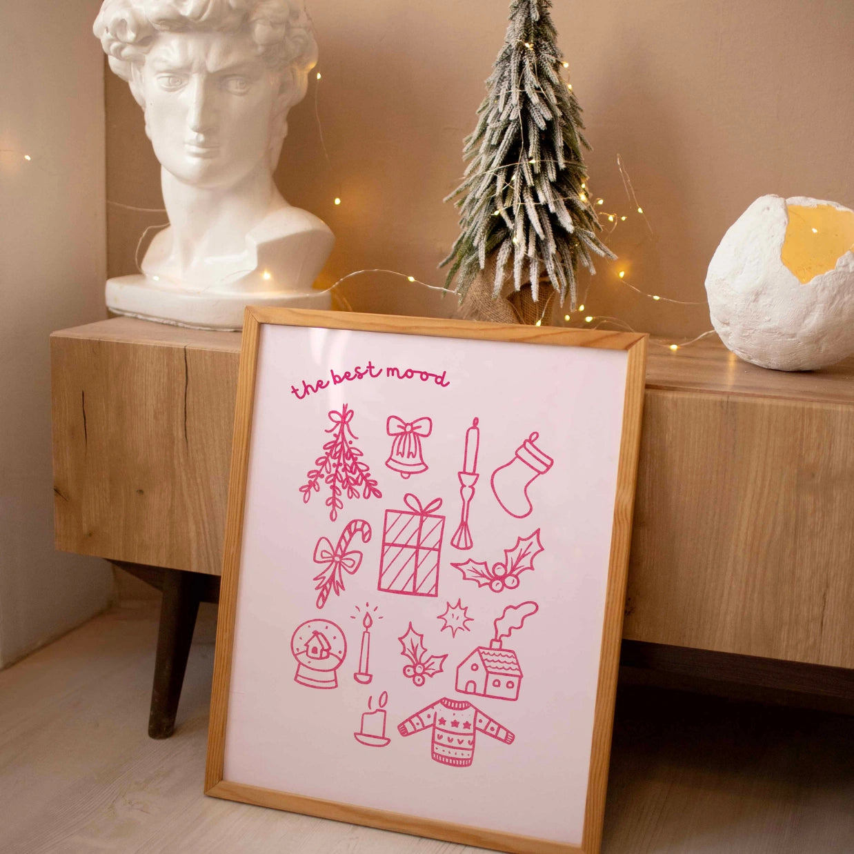 The Best Mood Christmas Print,