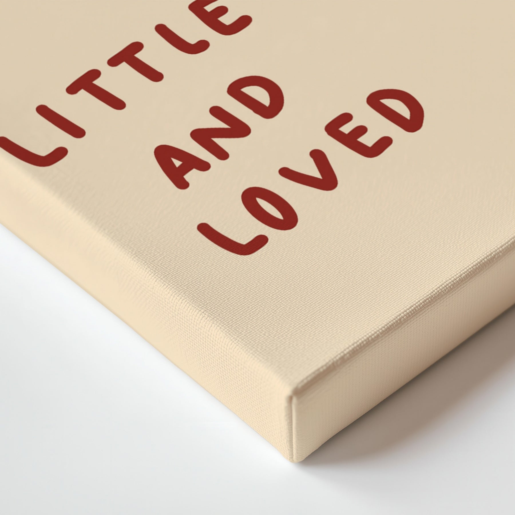 Little and Loved Nursery Canvas Print