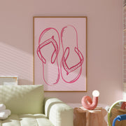 Flip Flops – Coastal Wall Art