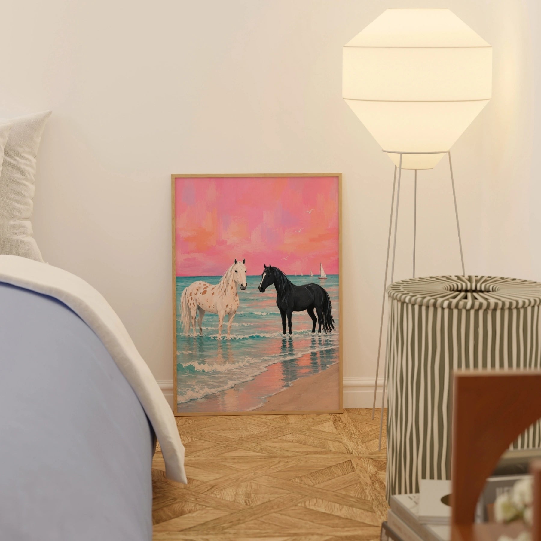 Beach Horse Print