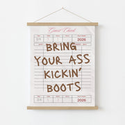 Boots, Class & a Little Sass – Arte de pared costera