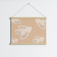 Flying Doves Nursery Print – Cute Animal Wall Art for Kids