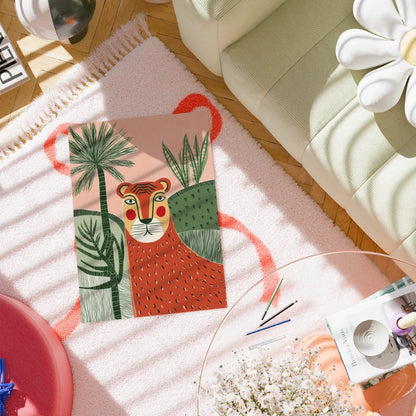 Tiger Wall Art – Playful Jungle Animal Print