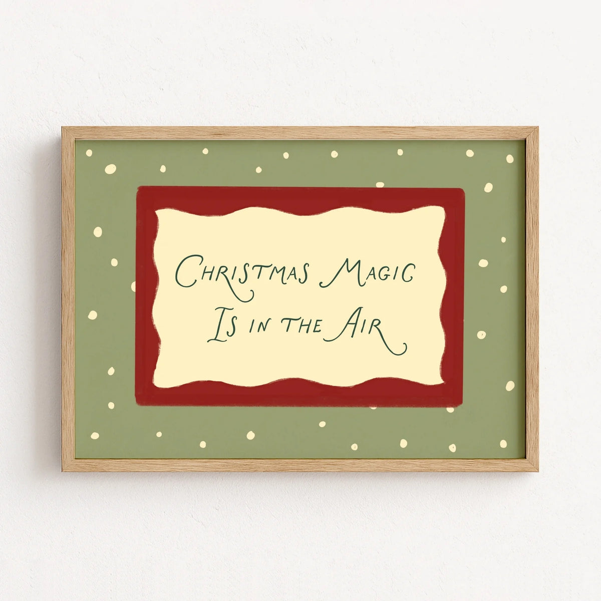 Christmas Magic Is in the Air – Póster de Navidad