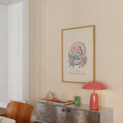 Mermaid in a Seashell – Coastal Wall Art
