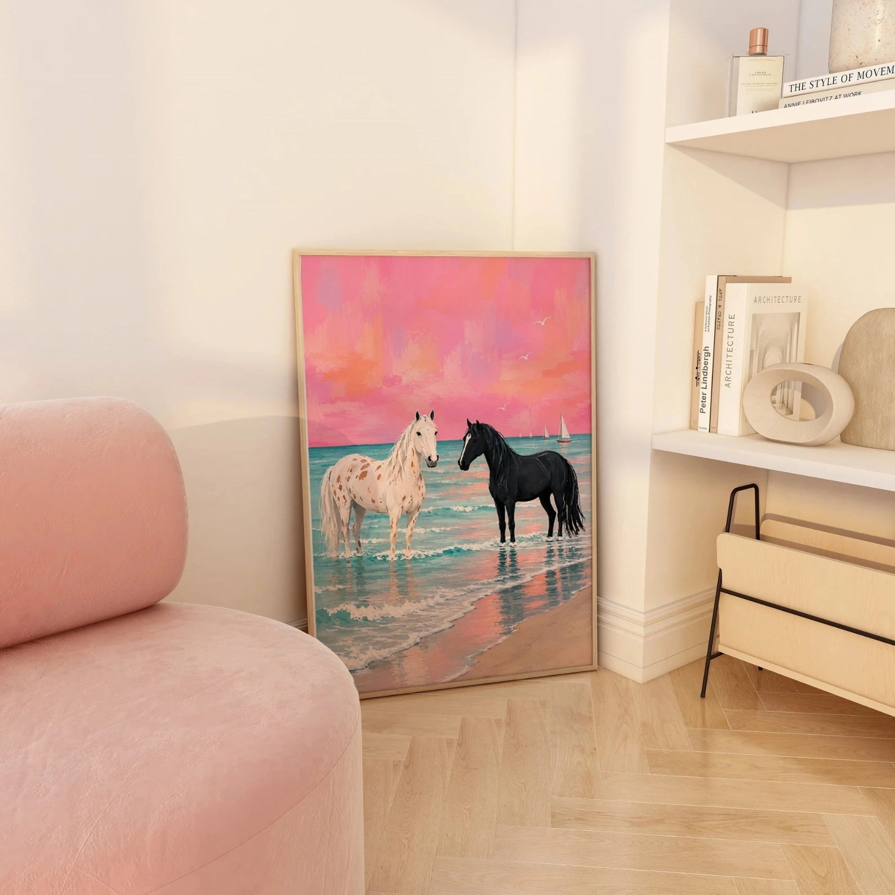 Beach Horse Print